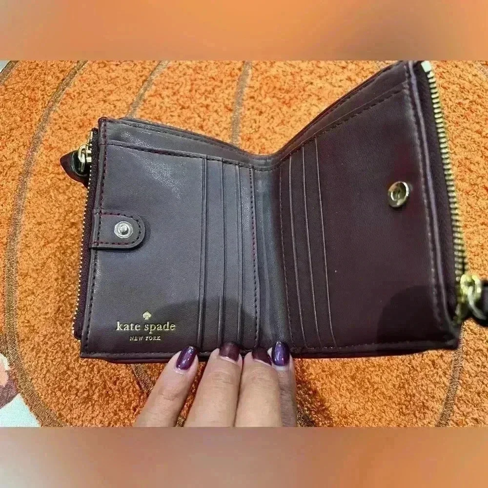 Kate spade Maroon wallet